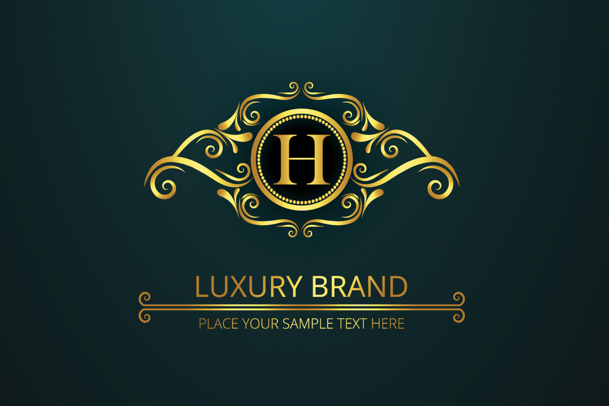Logo cao cấp phong cách Luxury cổ điển
