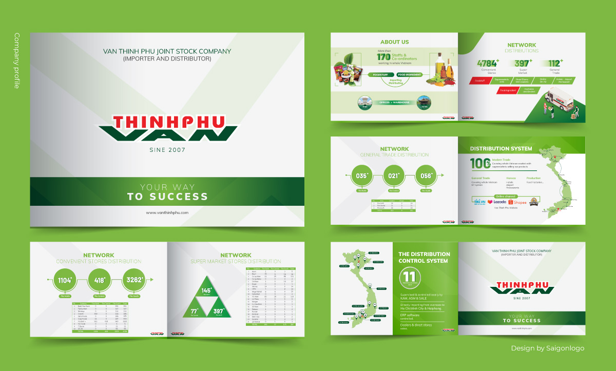 Mẫu profile công ty thực phẩm