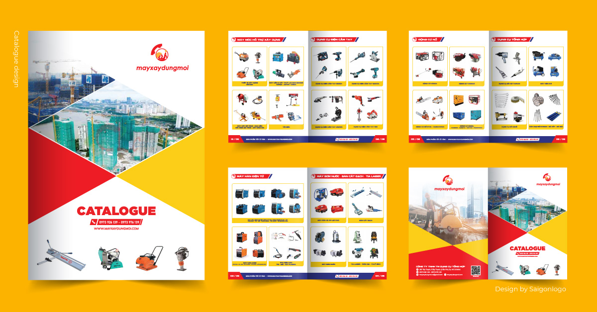 Mẫu catalogue máy cơ khí