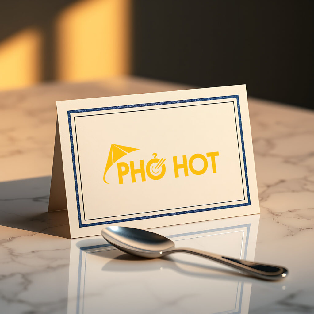 logo phở hot