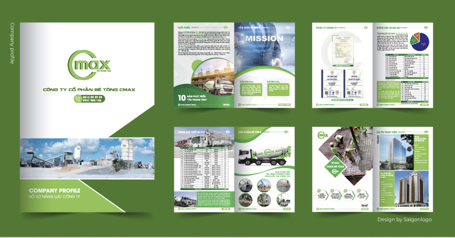 profile được thiết kế tại saigonlogo