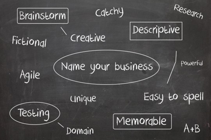 Startup brainstorming tên thương hiệu